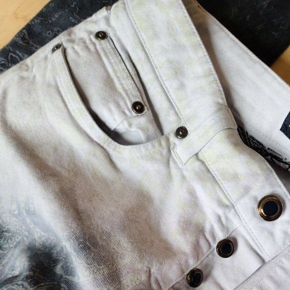 Etro Gradient Paisley Print Denim